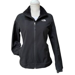 The North Face Apex Bionic 2 Black  Full‎ Zip Front Light Jacket Size: S